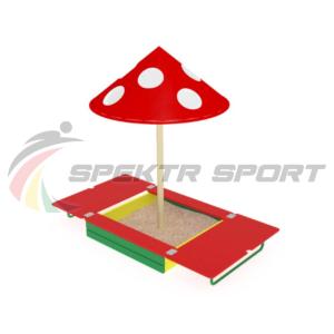 Купить Песочница с крышкой и грибком ИО 512 в Краснотурьинске 