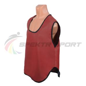 Купить Манишка футбольная односторонняя Spektr Sport красная, р.36-40 в Краснотурьинске 