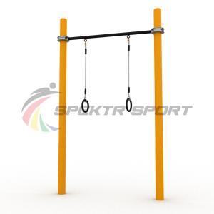 Купить Турник классический для занятий Воркаут с кольцами SP WRK-07 + Rings_76mm в Краснотурьинске 