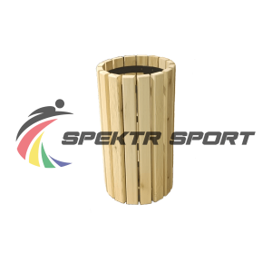 Купить Урна цилиндрическая в деревянной обрешетке сосна в Краснотурьинске 