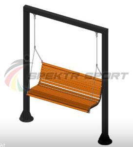 Купить Качели "Бриз" со спинкой в Краснотурьинске 